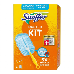 Щітка магніт для збирання пилу Swiffer duster, піпідастр з 3-ма змінними насадками