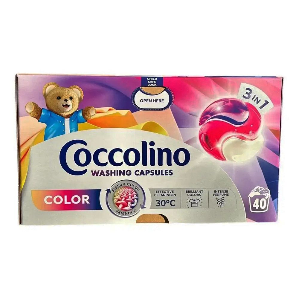 Капсули для прання кольорових тканин Coccolino колор 40 шт - Image 1