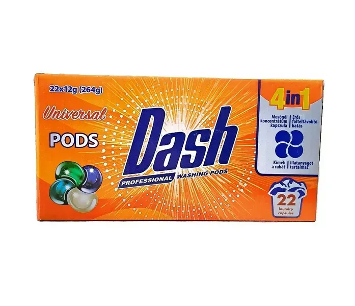 Капсули для прання 22 шт Dash 4in1 Pods - Image 1