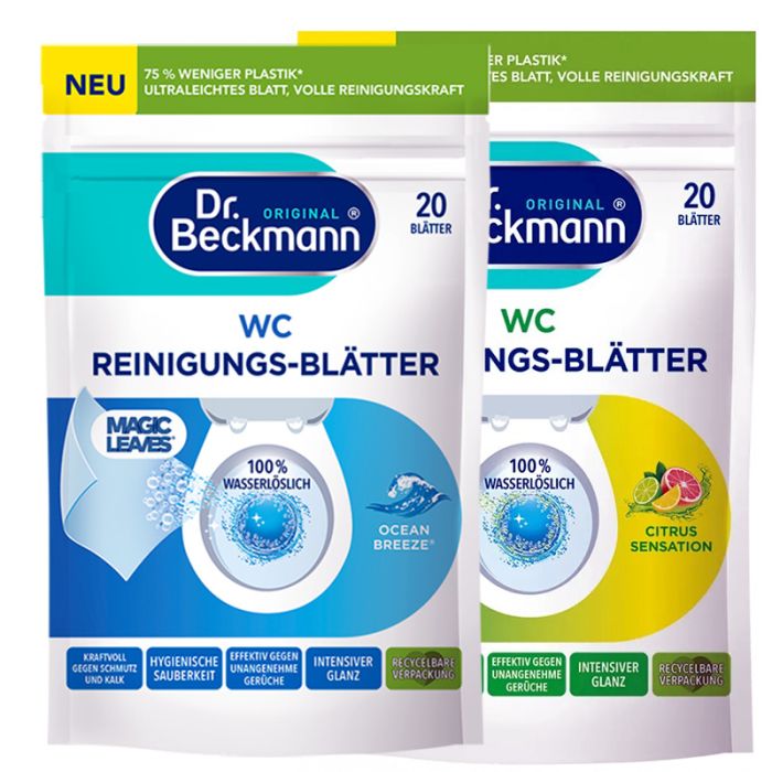 Серветки для очищення унітазу Dr. Beckmann 20 шт - Image 1