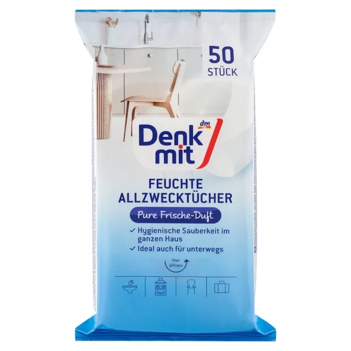 Вологі серветки для прибирання Denkmit Pure Frische 50 шт - Image 1