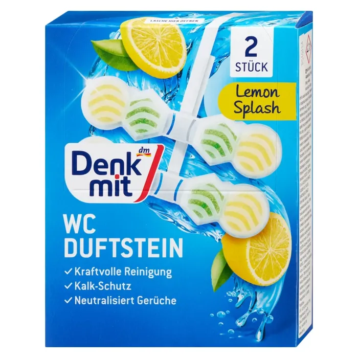 Підвіска для унітазу Denkmit multi-active Lemon Splash 2 шт - Image 1