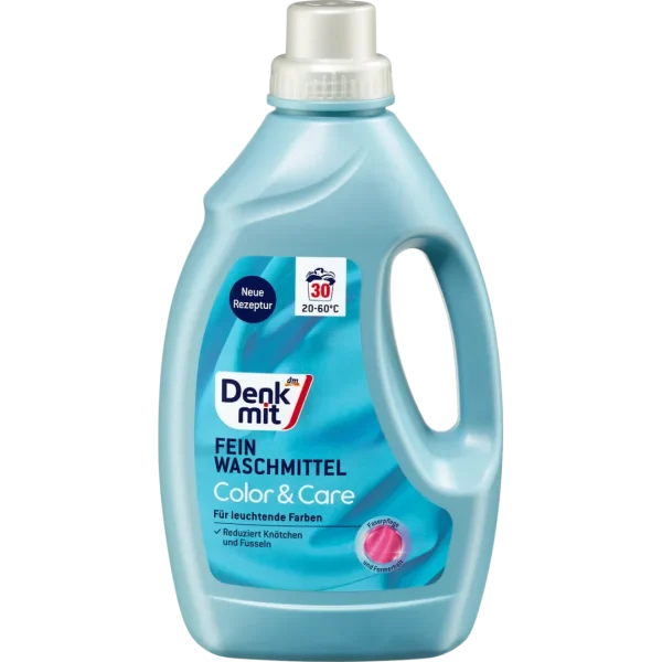 Гель для прання кольорових тканин Denktmit Color & Care, 1.5 л (30 прань)