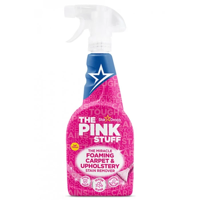 Спрей-піна для очищення килимів та оббивки Pink Stuff 500 мл - Image 1