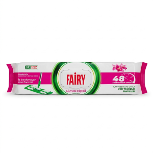 Вологі серветки для підлоги Fairy, Лілія, 50 шт