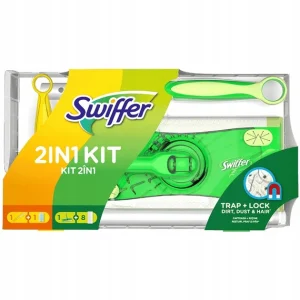 Набір Swiffer швабра, 8 сухих серветок і 1 щітка-магніт