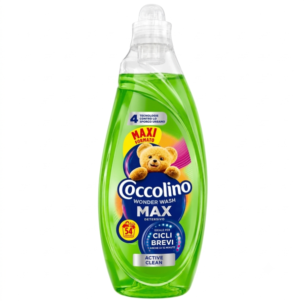 Гель для швидкого прання Coccolino Active Clean, 2.16 л (54 прання)