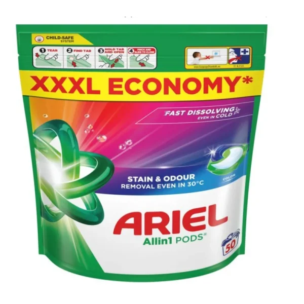 Капсули для прання Ariel Pods 50 шт All-in-1 Color