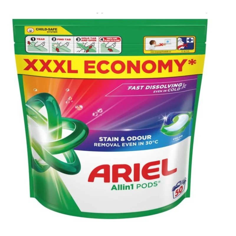 Капсули для прання Ariel Pods 50 шт All-in-1 Color - Зображення 1