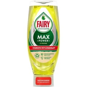 Концентрований засіб для миття посуду Fairy Max Power Lemon, 545мл