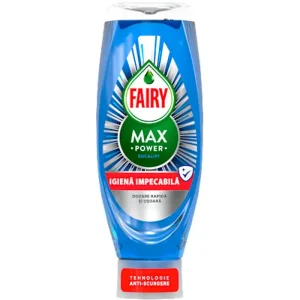 Концентрований засіб для миття посуду Fairy Max Power з евкаліптом, 730 мл
